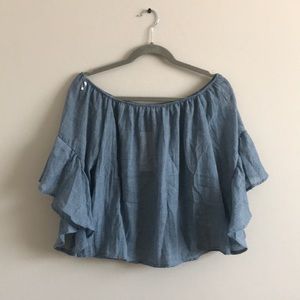 American Threads off the shoulder blouse
